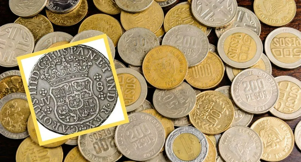 Moneda de 8 reales de dos mundos de 1770, que actualmente cuesta una fortuna si está en perfecto estado