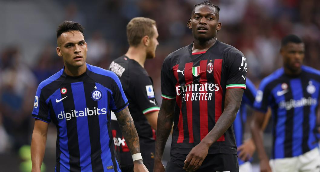 El duelo entre Lautaro Martínez y Rafael Leao será uno de los que hay que ver en el partido entre AC Milán e Inter de milán.