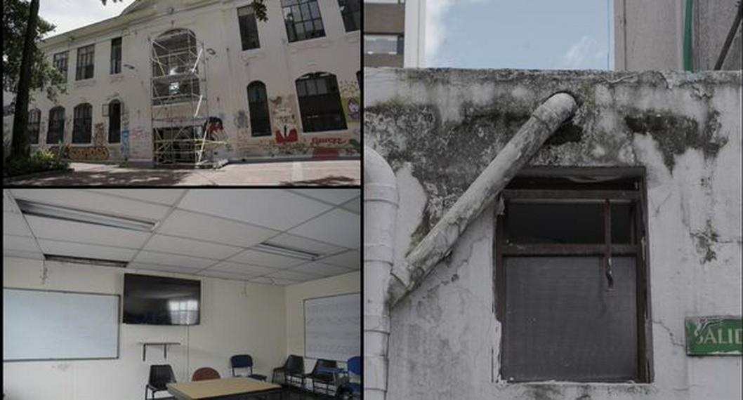 Universidad Pedagógica, en emergencia por grave situación de infraestructura en sus 3 sedes en Bogotá. Vea en fotos cómo están.