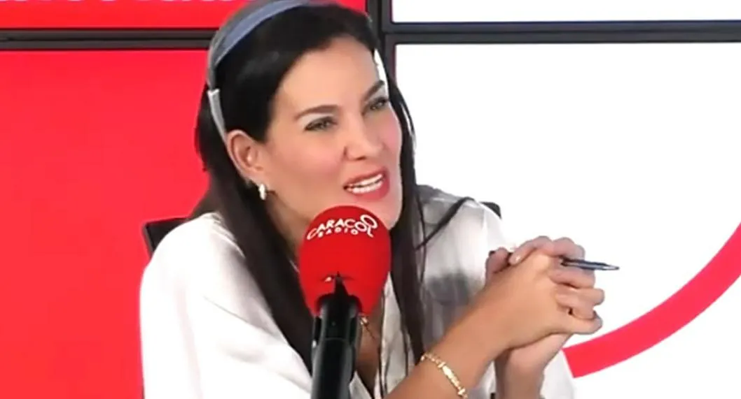 Vanessa de la Torre, que critica a Gustavo Petro por sus ataques a los medios.