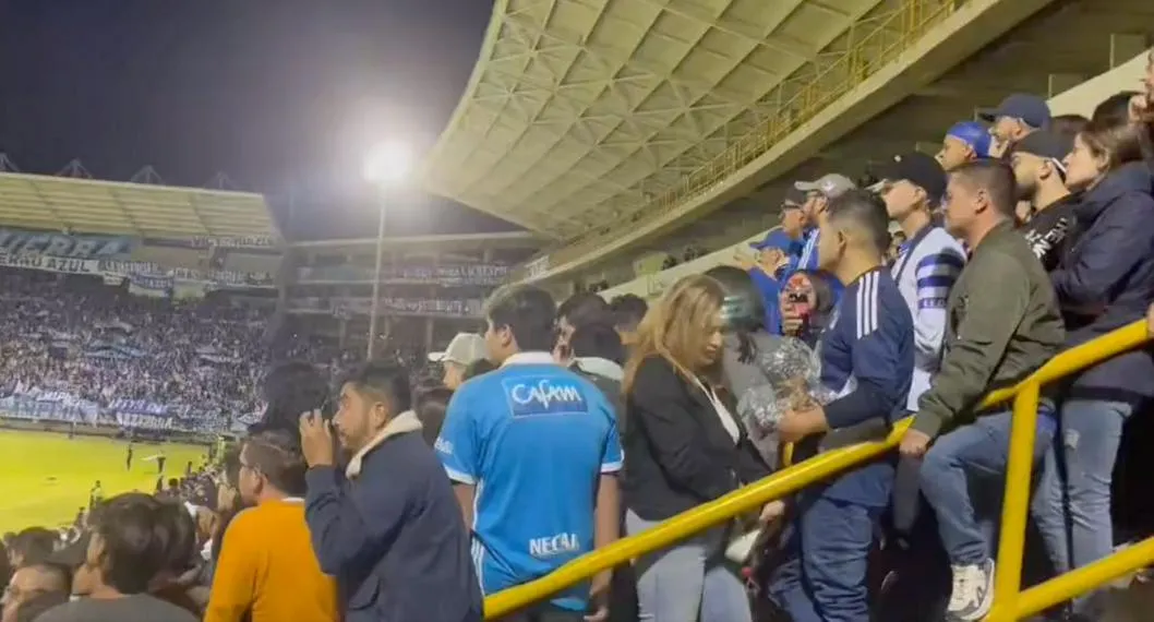 Foto de partido Millonarios vs Chicó, por críticas de Nicolás Samper por logística en el estadio