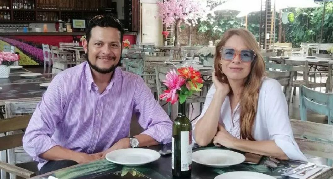 Amador Padilla y Mónica Hernández, expresentadores de 'Bravíssimo', en nota sobre que están de luto