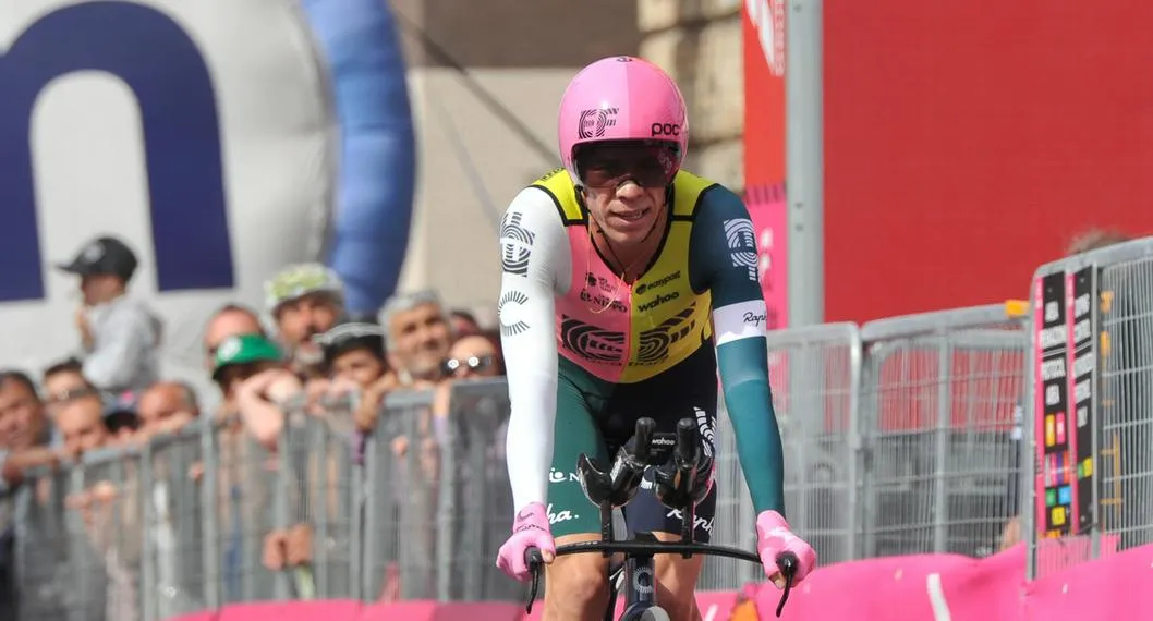 Rigo no está contento con su nivel mostrado hasta ahora en el Giro de Italia.