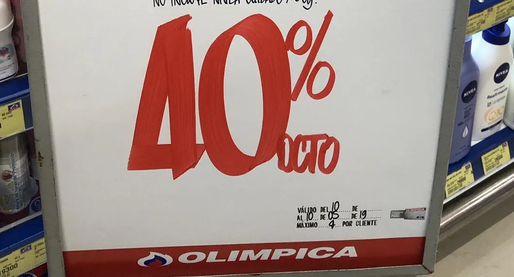 Olímpica y los precios rojos que ayudan a los colombianos a aliviar el bolsillo.