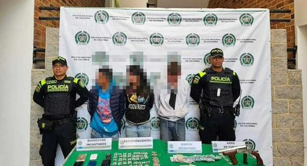En Engativá, Bogotá, la Policía logró capturar a tres peligrosos miembros de la estructura criminal 'los Paisas'. Acá, los detalles del arresto.