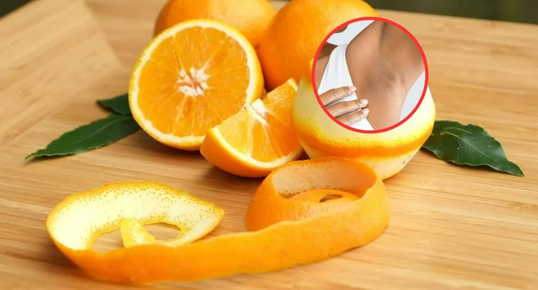Receta con cáscara de naranja para aclarar la piel de las axilas; expertos dan otros remedios caseros para quitar las manchas oscuras