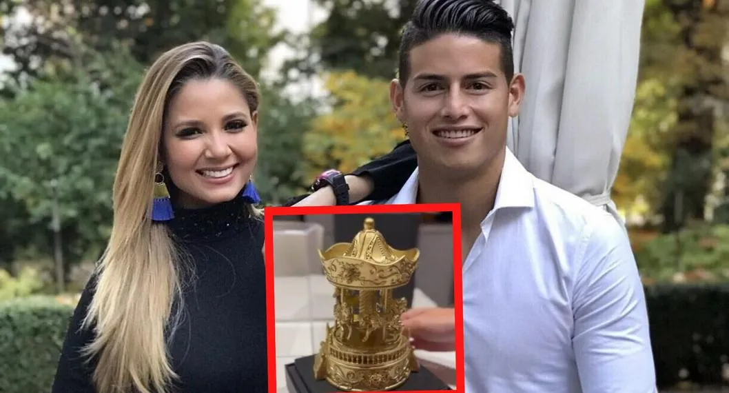 Melissa Martínez mostró regalo e invitación de James Rodríguez a su restaurante