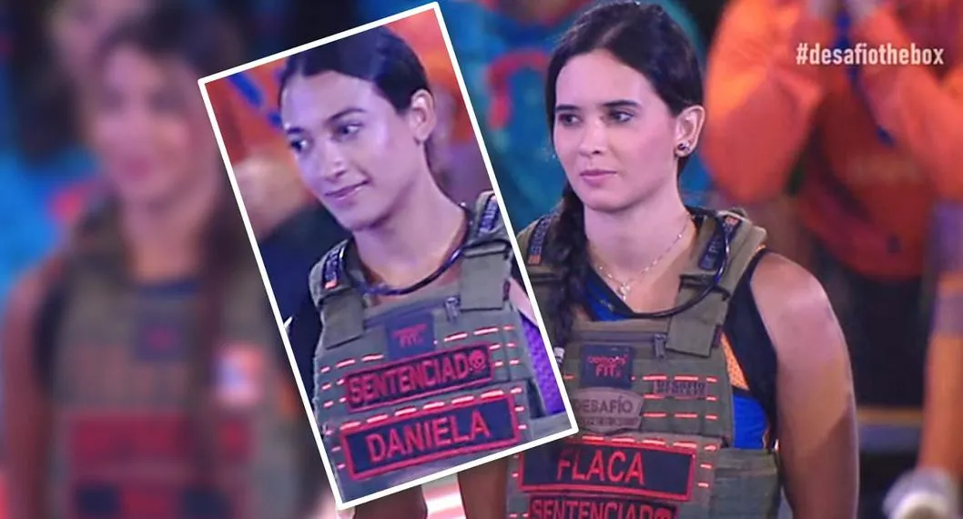 'Flaca', que critica a Daniela en el ‘Desafío’ (Caracol TV) en prueba donde Gema salió