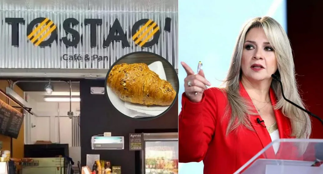 Vicky Dávila exalta los nuevos precios del pan en Tostao, luego de criticarlos días atrás. el Croassaint ya no vale  pesos.