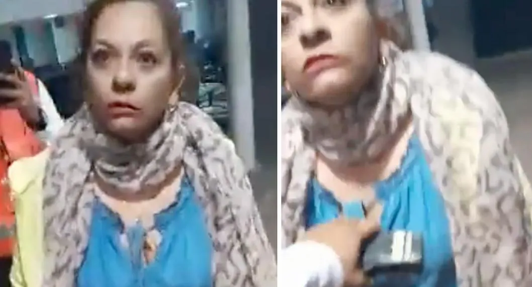 [Video] Mujer cogió a patadas a funcionaria de Avianca: "No me puede decir que no viajo"