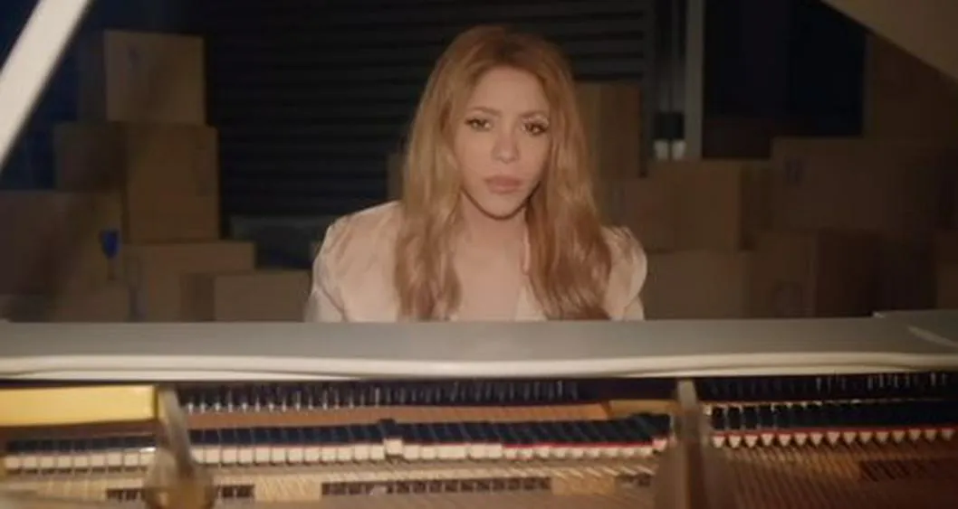 Shakira en video de 'Acróstico', a propósito de acusación de plagio