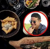 James lanzó su restaurante en Bogotá con arlequines, reinas, influenciadores y periodistas