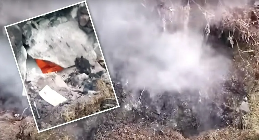 Gases de volcán Cerro Bravo, que serían producto de acción humana