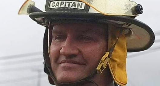 Foto de bombero Hans Schlegel, un bombero héroe en La Calera