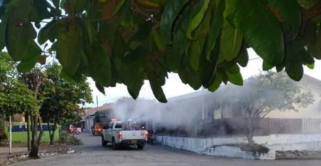 Fumigación en Tolima por contagios de denge.