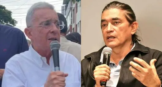 Álvaro Uribe y Gustavo Bolívar, enfrentados en Twitter.