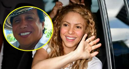 A Shakira la sacaron de estudio de grabación por Diomedes.