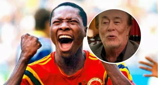 Fotos de Freddy Rincón y de William Vinasco, el periodista sobre gol de de Colombia a Alemania tiró confesión
