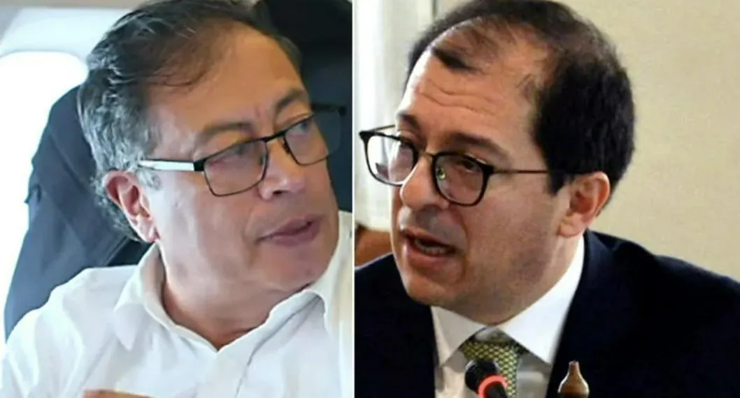 Fiscal Barbosa y Gustavo Petro, a propósito de críticas del mandatario al Consejo de Estado