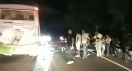 Accidente en Codazzi (Cesar) dejó 2 motociclistas fallecidos, uno invadió carril