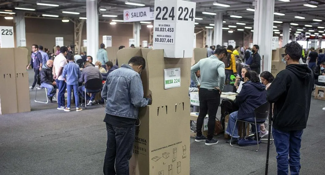 Votaciones en Colombia, en nota sobre cómo consultar puesto de votación para elecciones de junio 2023