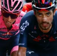 Egan Bernal y Daniel Martínez, a propósito de la nómina del Ineos para el Critérium du Dauphiné.