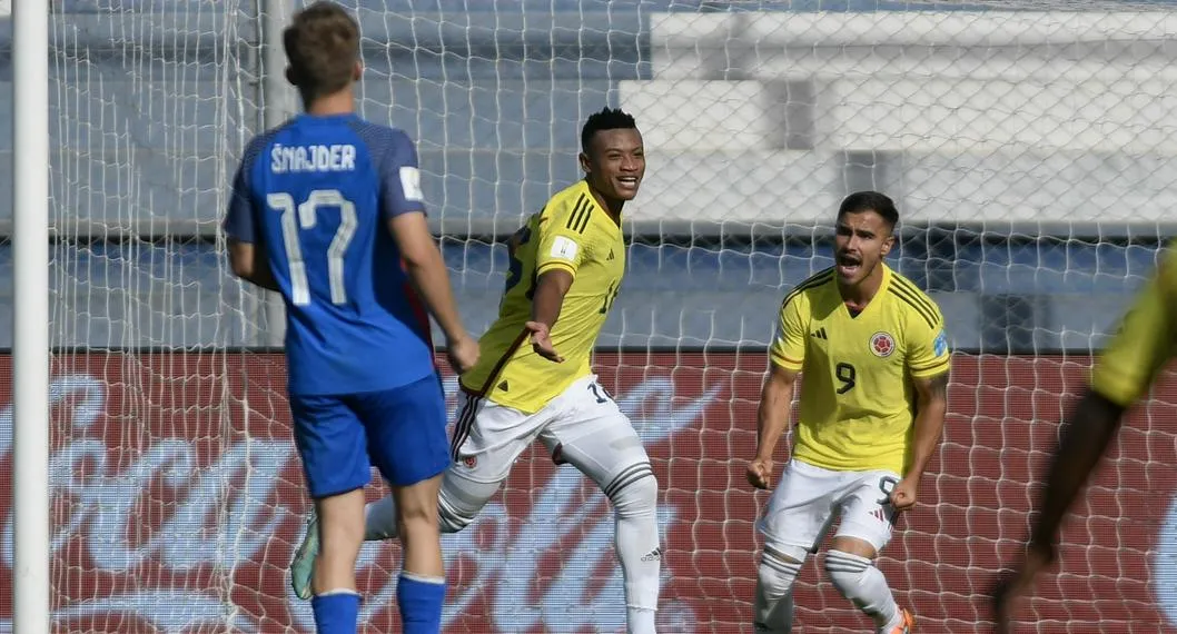 Videos de los goles de Colombia vs. Eslovaquia hoy: cómo fueron los goles de Óscar Cortés, Yáser Asprilla y Tomás Ángel.