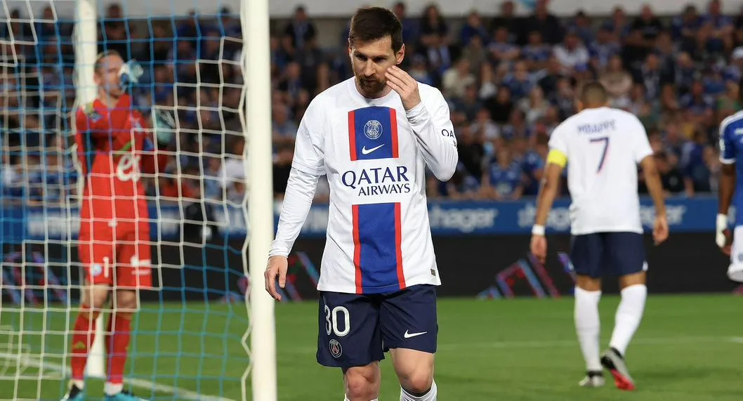 Lionel Messi no seguirá en el Paris Saint Germain y en el último entrenamiento tuvo una molestia física.