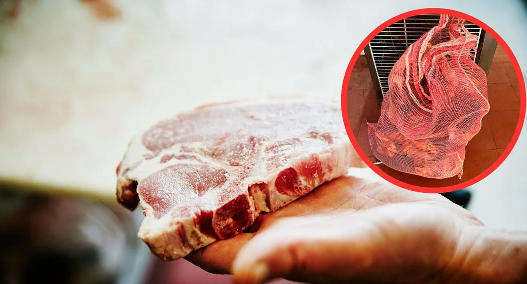 Carne en descomposición fue incautada en Antioquia