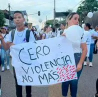 Marchas en rechazo de asesinato de joven de 17 años en Antioquia