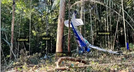La avioneta en la que iban los niños perdidos en la selva del Guaviare había sido reparada y le habían cambiado el motor.