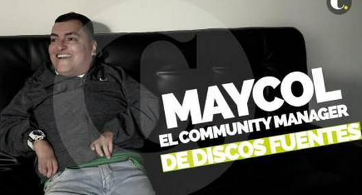 Conozca la historia de Maycol Pamplona, el community manager de Discos Fuentes que sufre de una discapacidad y solo usa su boca. Vea los detalles.