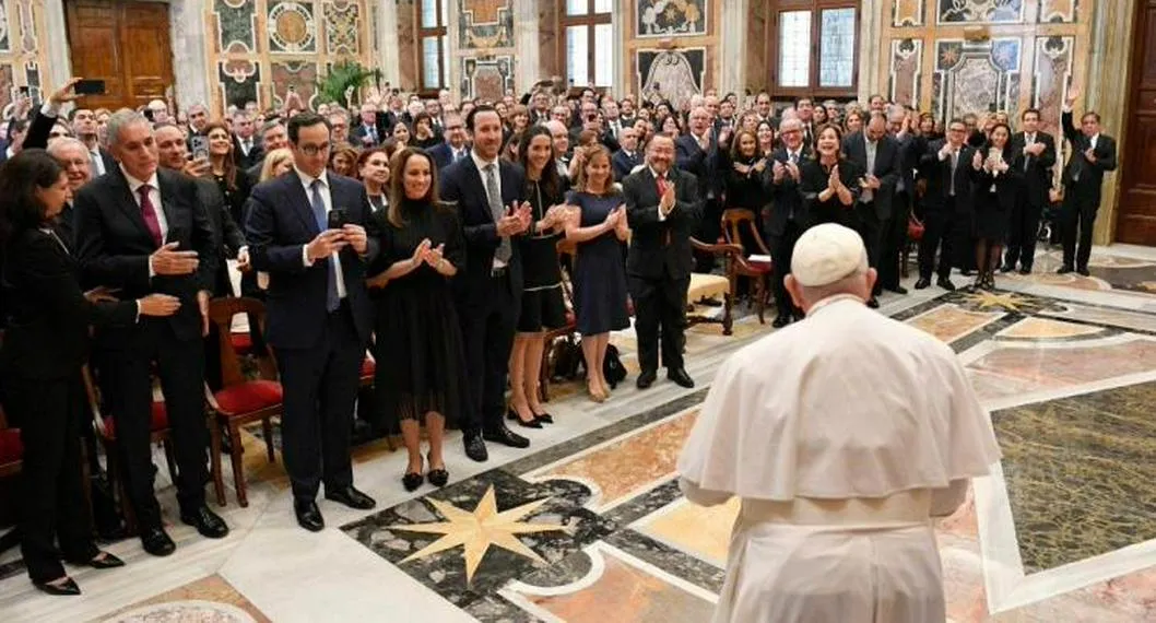 El papa Francisco recibió en la ciudad del Vaticano a varios empresarios latinos, donde destacaron algunos de Colombia. Gilinski, el de Nubank y más fueron
