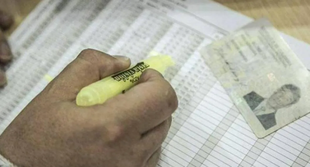 Cédula en elecciones, a propósito de convocatoria de la Registraduría para inscribir cédulas.