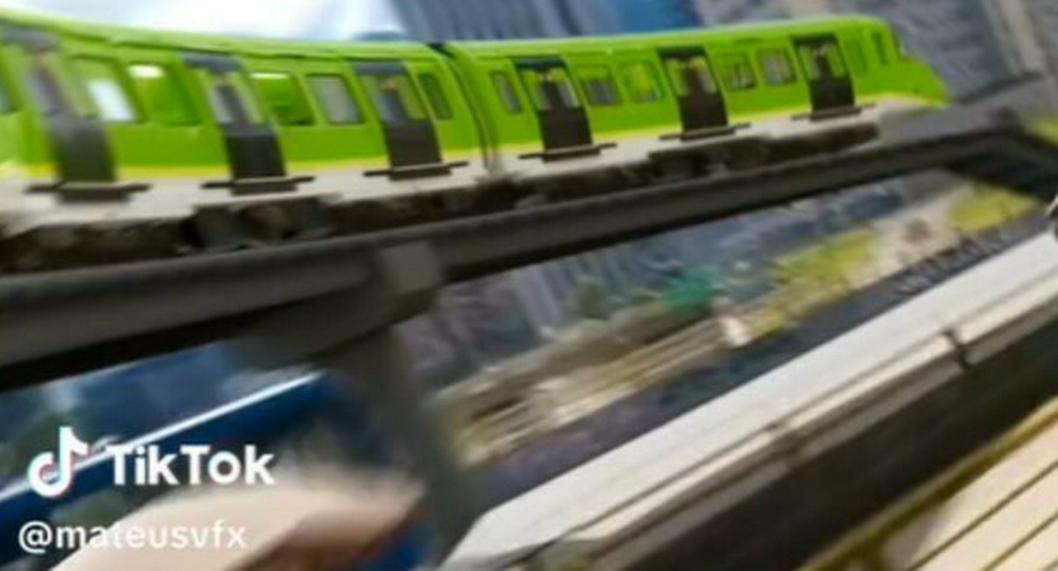 Un usuario en Tiktok creó un vídeo de cómo se vería el metro de Bogotá en un universo futurista, según lo expuso una simulación de realidad virtual