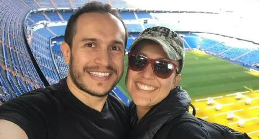 Alexander Godoy y su esposa, Yessica Calvera, hallada muerta en Bogotá este 2 de junio de 2023.