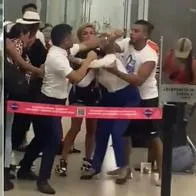 Hombre agredió a empleado de Latam en aeropuerto de Santa Marta.