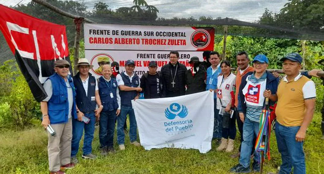 Liberan a patrullero de la Policía que había sido secuestrado por el ELN en Cauca 