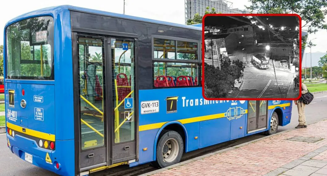 Bus del SITP se accidentó en Usme y quedó dentro de una casa.