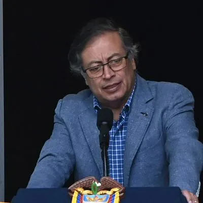 Gustavo Petro, quien filtró por error el anuncio del cese al fuego con Eln