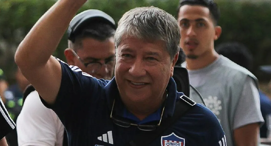 Hernán Darío Gómez, técnico del Junior de Barranquilla. El entrenador ya está buscando nuevos refuerzos y se habría interesado por un uruguayo, campeón con Millonarios.