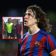 El excapitán del Barcelona, Carles Puyol, estuvo jugando un partido con los niños de Buenaventura.