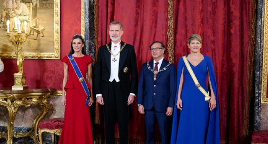 Gustavo Petro y Verónica Alcocer: recibirán a reina de España el lunes