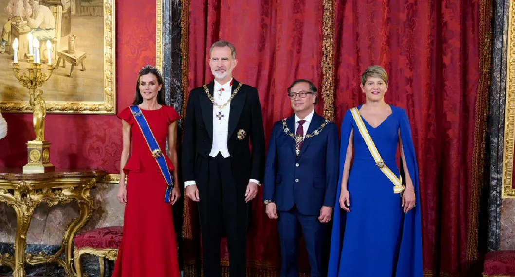 Gustavo Petro y Verónica Alcocer: recibirán a reina de España el lunes