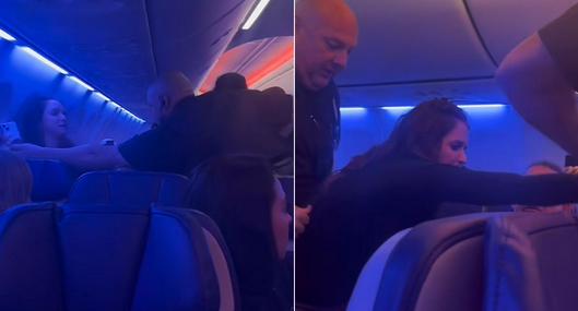 Mujer pasada de tragos en avión fue arrestada por escándalo en Estados Unidos.