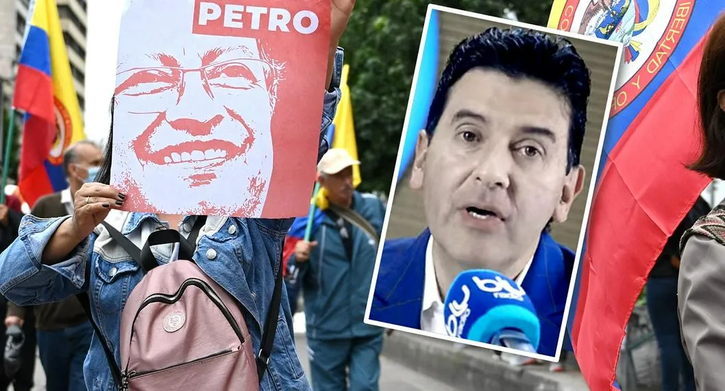 Néstor Morales, crítico por pocas personas en marchas de Gustavo Petro en junio 7