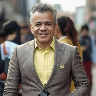 Ilustración a propósito de quién será el próximo presidente de Colombia, según inteligencia artificial.