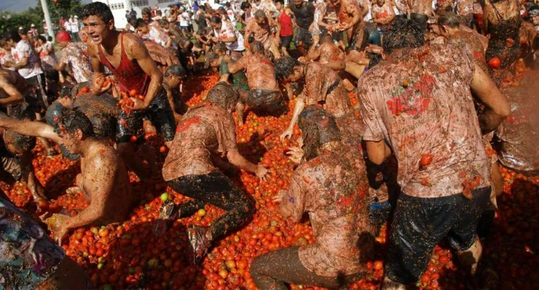 Foto de Gran Tomatina Colombiana 2023, en Boyacá