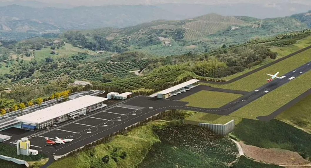 Así es la importante obra de $ 62.000 millones que será clave para el Aeropuerto del Café, la terminal aérea de Caldas. 