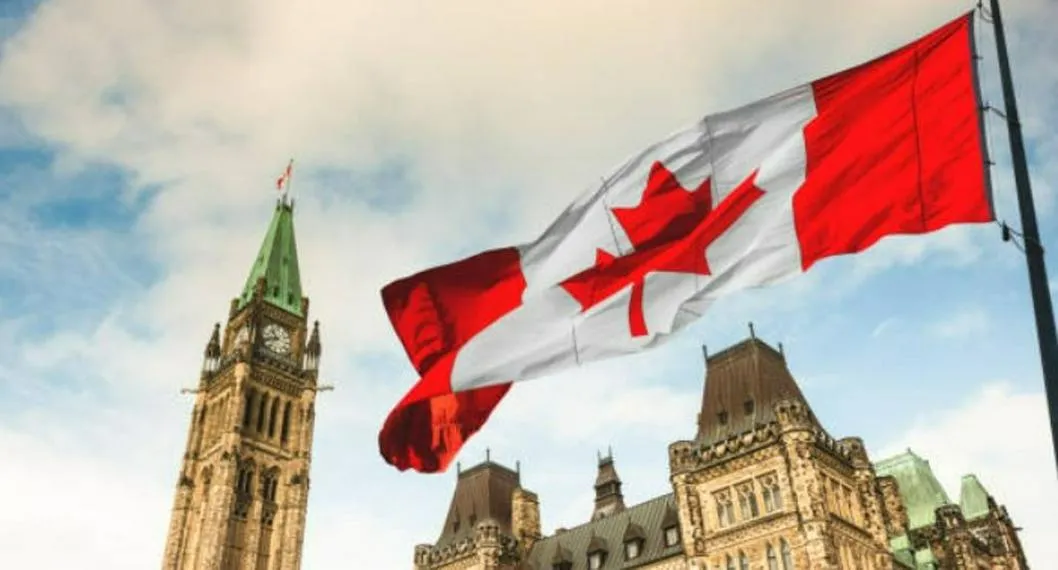 Bandera de Canadá, país que necesita estos requisitos para sacar la visa desde colombia